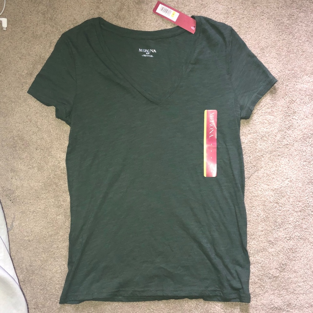 Olive green T-shirt NWT